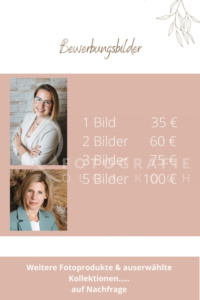 Preisliste-Bewerbungsbilder